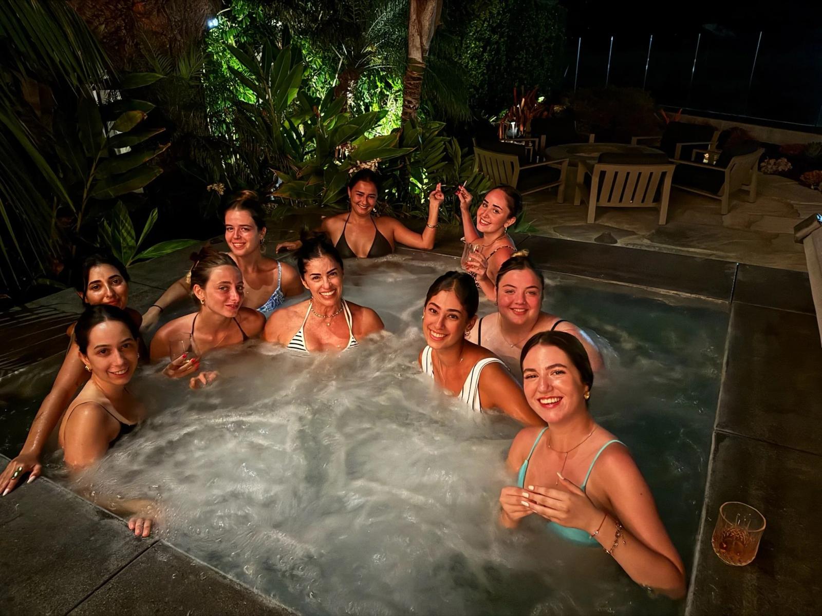 Hanging out in the jacuzzi with Jewmanity ladies