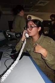Israeli soldier on the phone