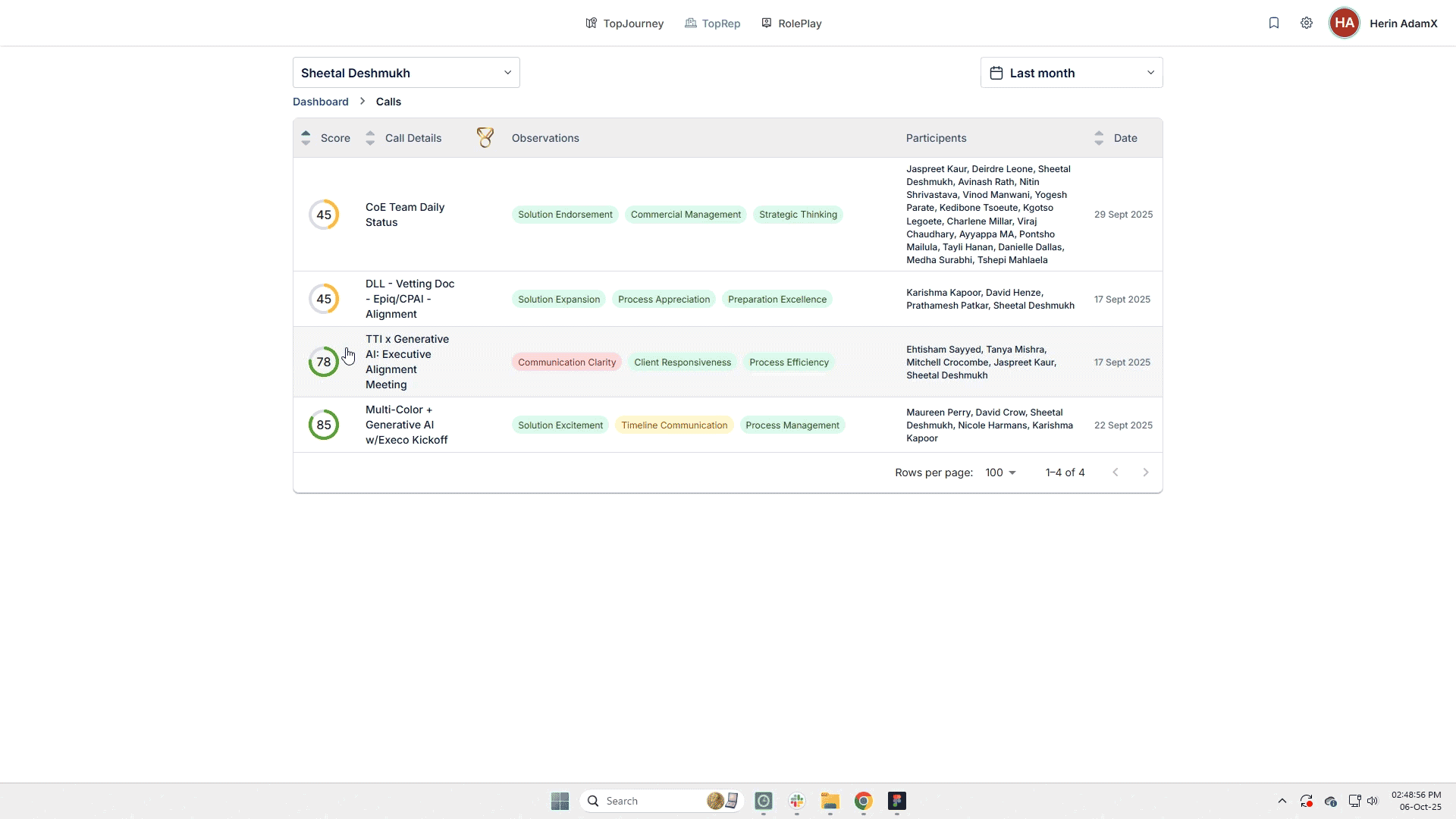 Call-Level Scoring & Analysis animation