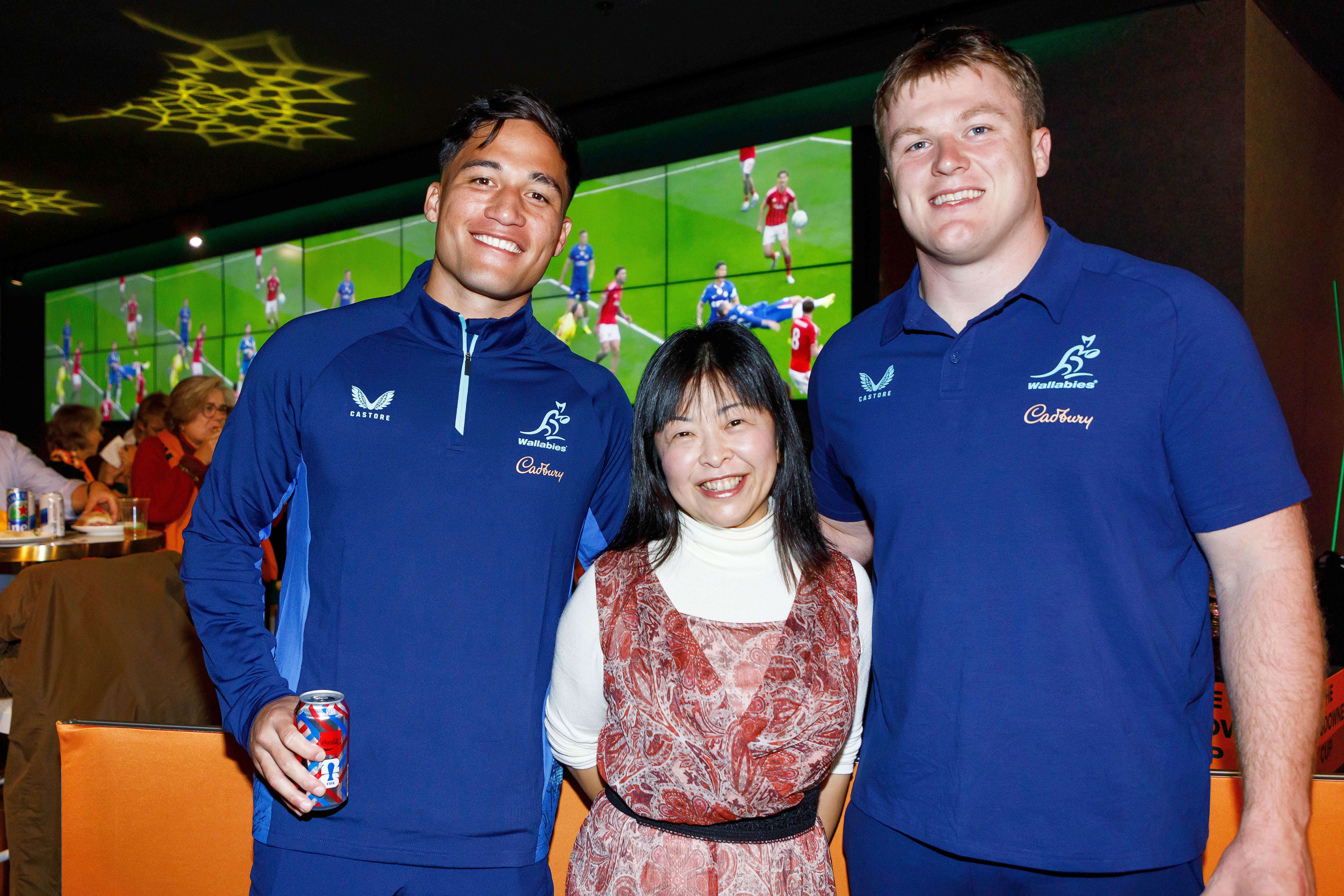 2026 Wallabies First South Africa Function Pass Background