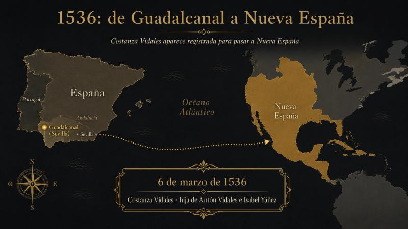1536: un apellido aparece rumbo a Nueva España