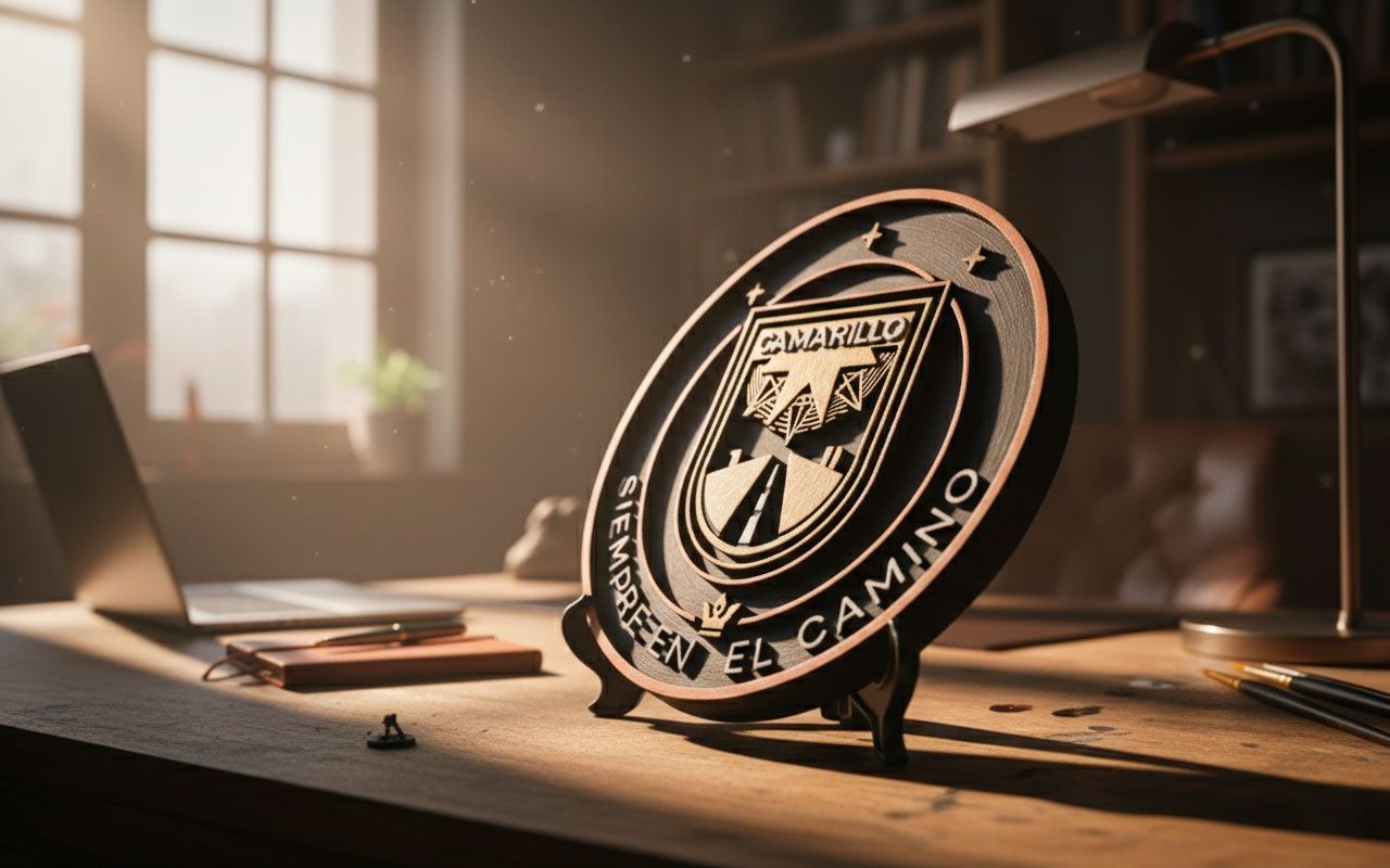 Escudo para escritorio Familia Camarillo