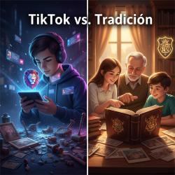 TikTok vs. Tradición: Por qué tus Hijos Valoran más un León Virtual que su Historia Familiar (Y cómo Cambiar Eso)