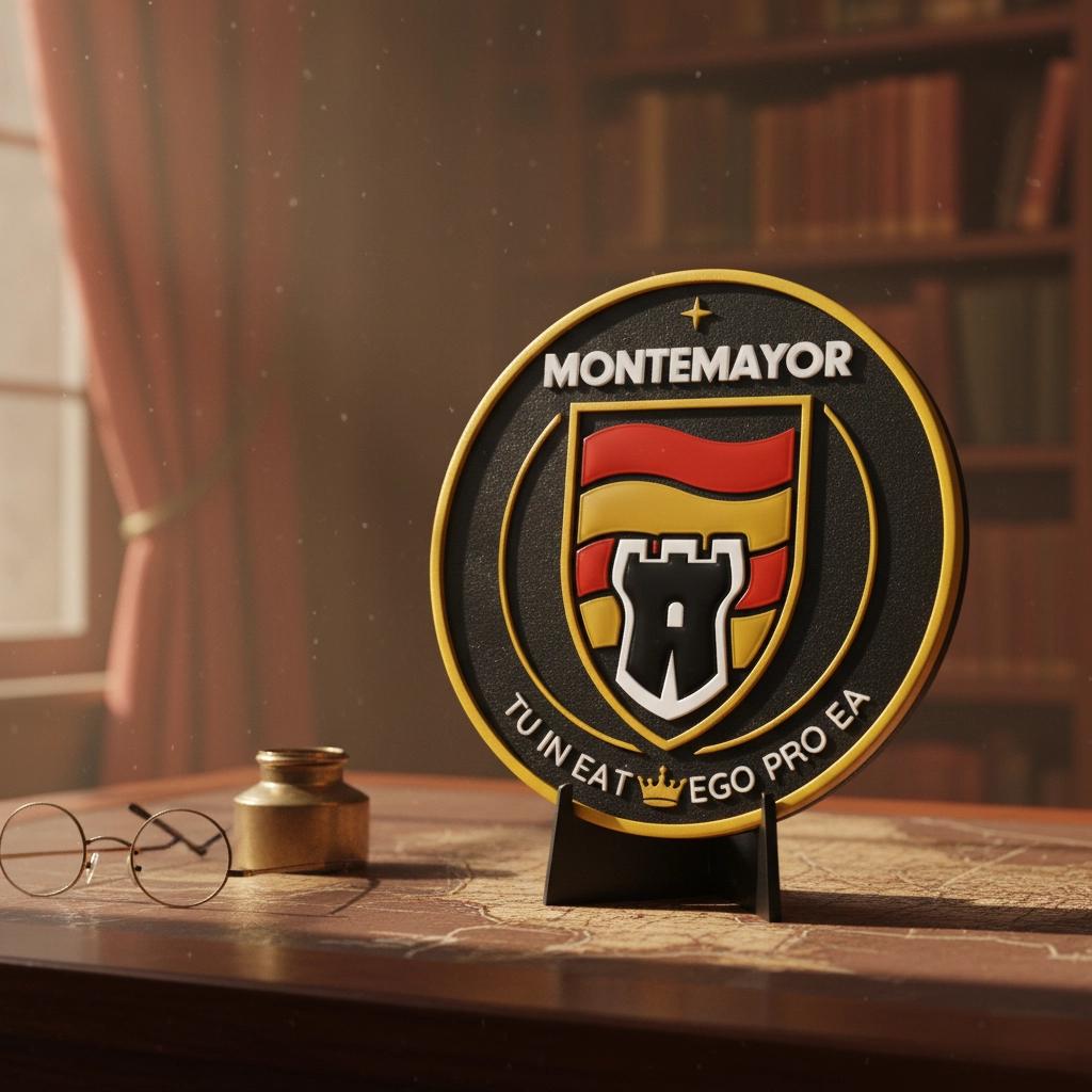Diseño Heráldico Moderno de Escudo para escritorio Familia Montemayor - 1egacy Origins