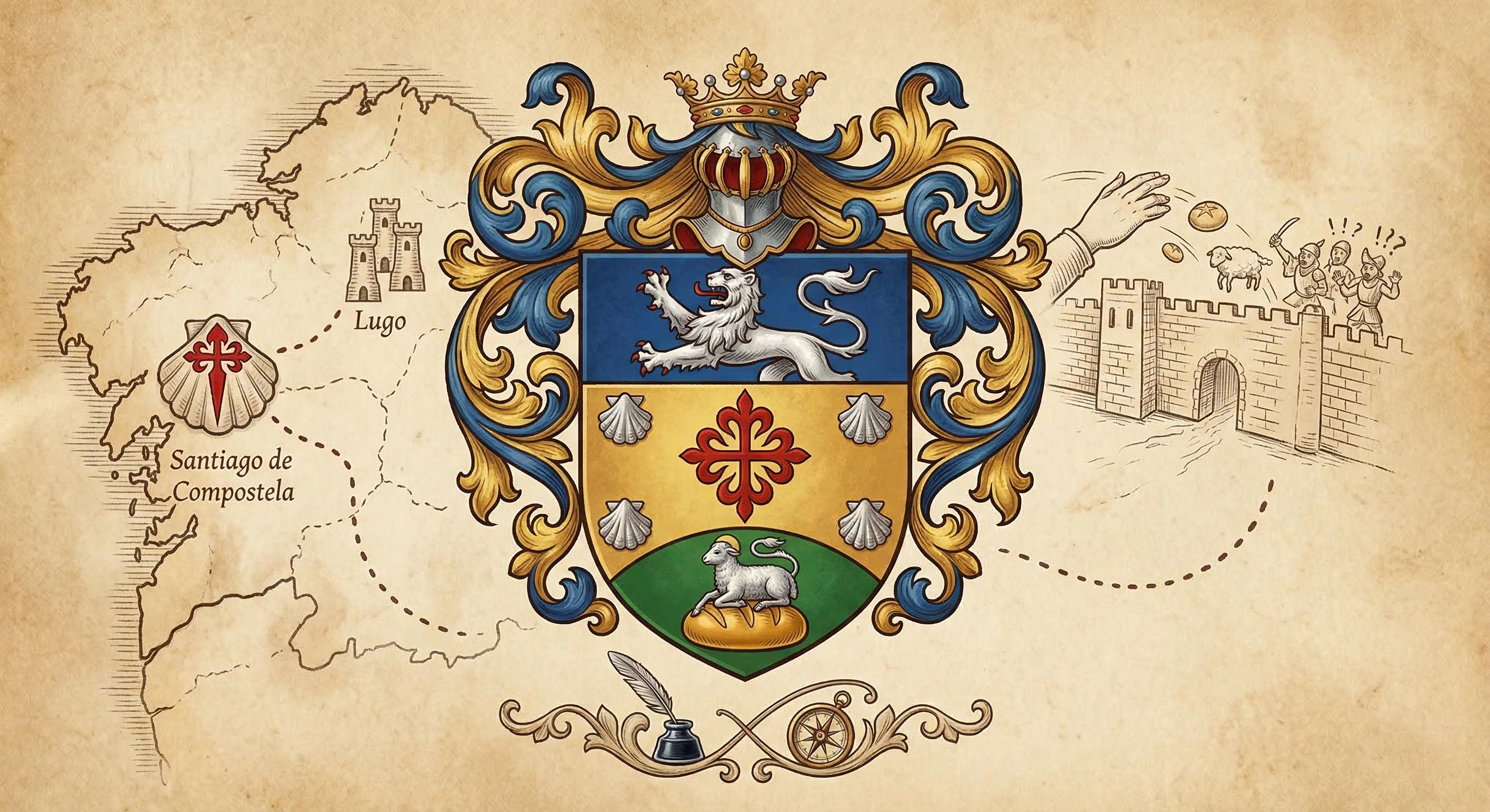 Escudo Bolaños: El Cordero, el Bollo y el León, Explicados