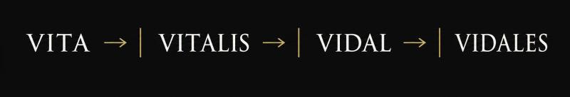 Vitalis — Vidales — Vidal