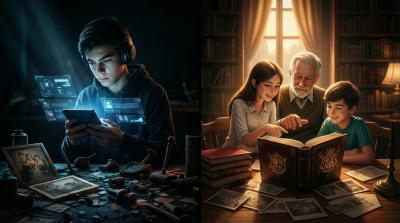 TikTok vs. Tradición: Por qué tus Hijos Valoran más un León Virtual que su Historia Familiar (Y cómo Cambiar Eso)