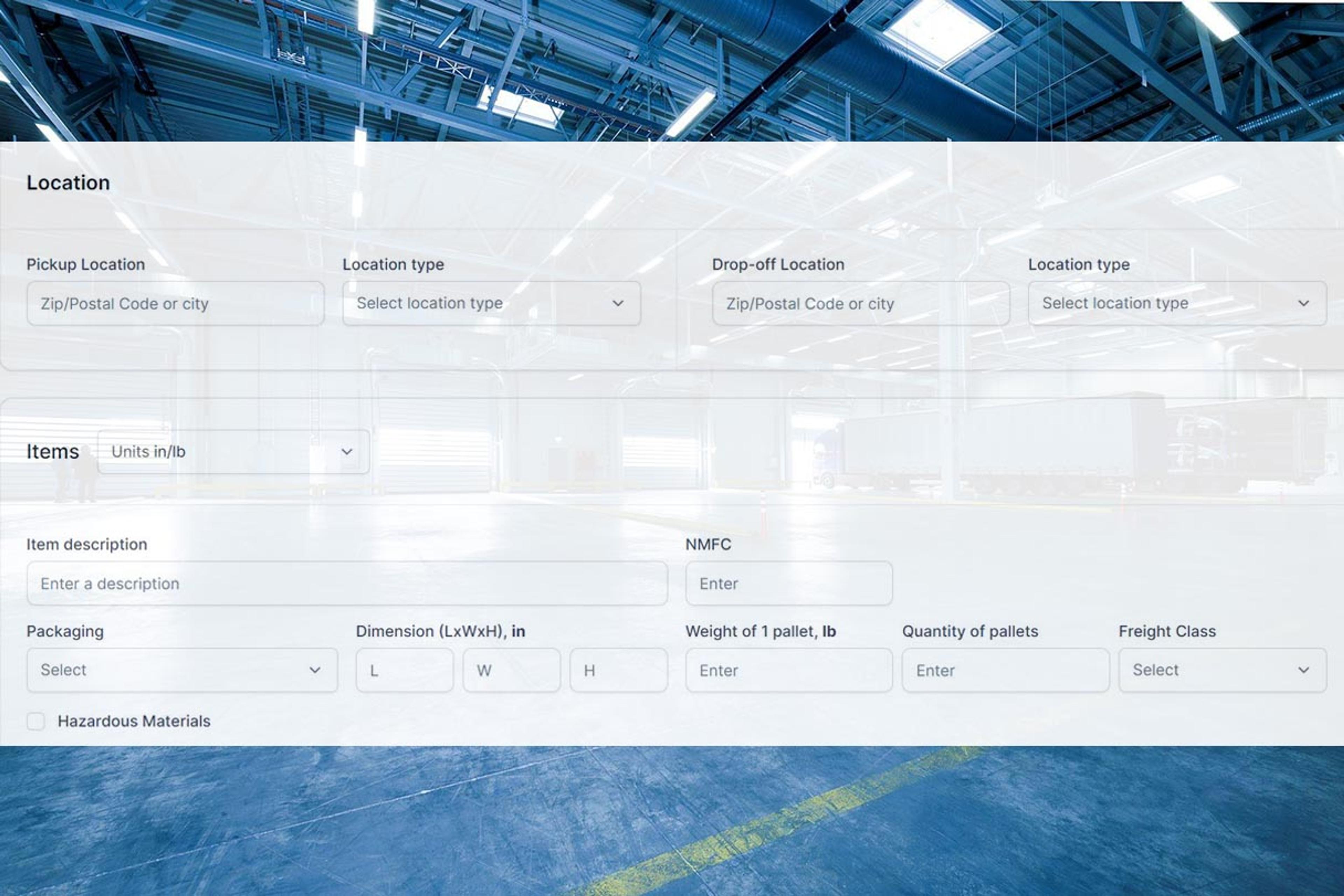 freight quote calculation