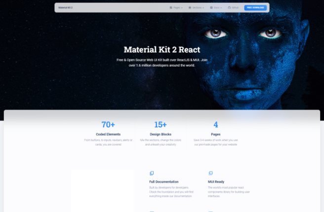 image of Material Kit 2 React