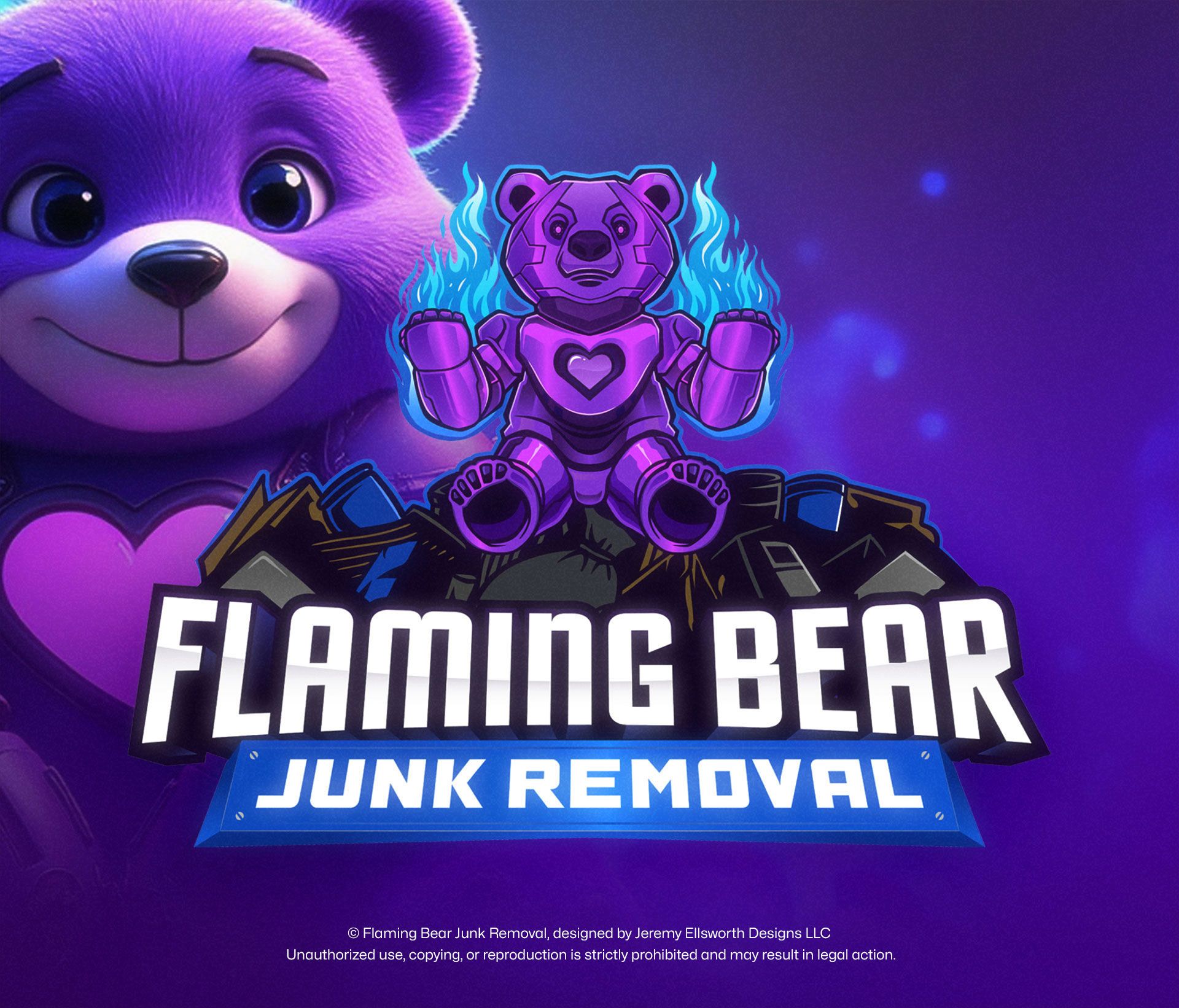 Flaming Bear Junk Removal