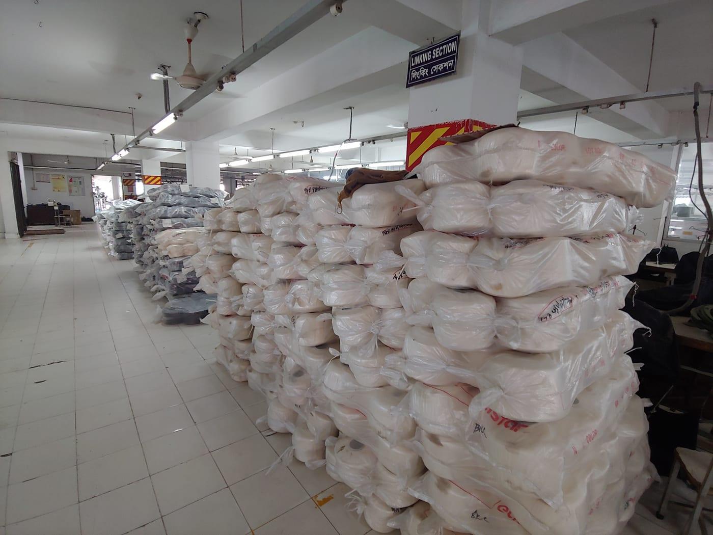Cartons packed and ready for container export to Middle Eastern ports