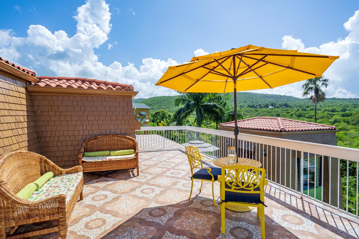 Villa Della Palmeras Ironshore Montego Bay Jamaica Upper Balcony