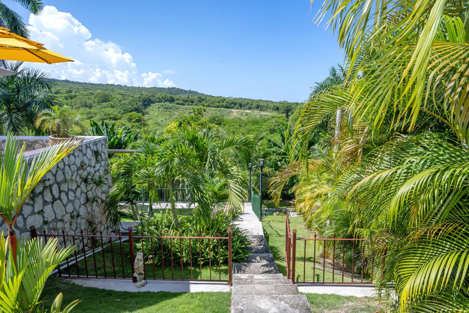 Villa Della Palmeras Ironshore Montego Bay Jamaica Garden Path