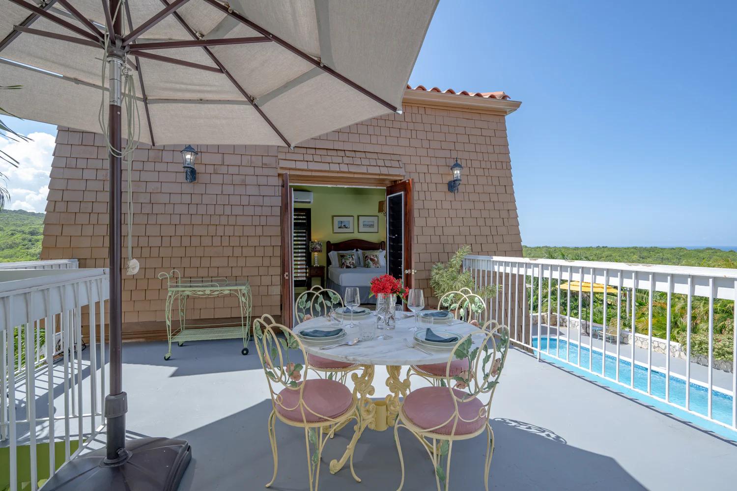 Villa Della Palmeras Ironshore Montego Bay Jamaica Sunset Room Balcony