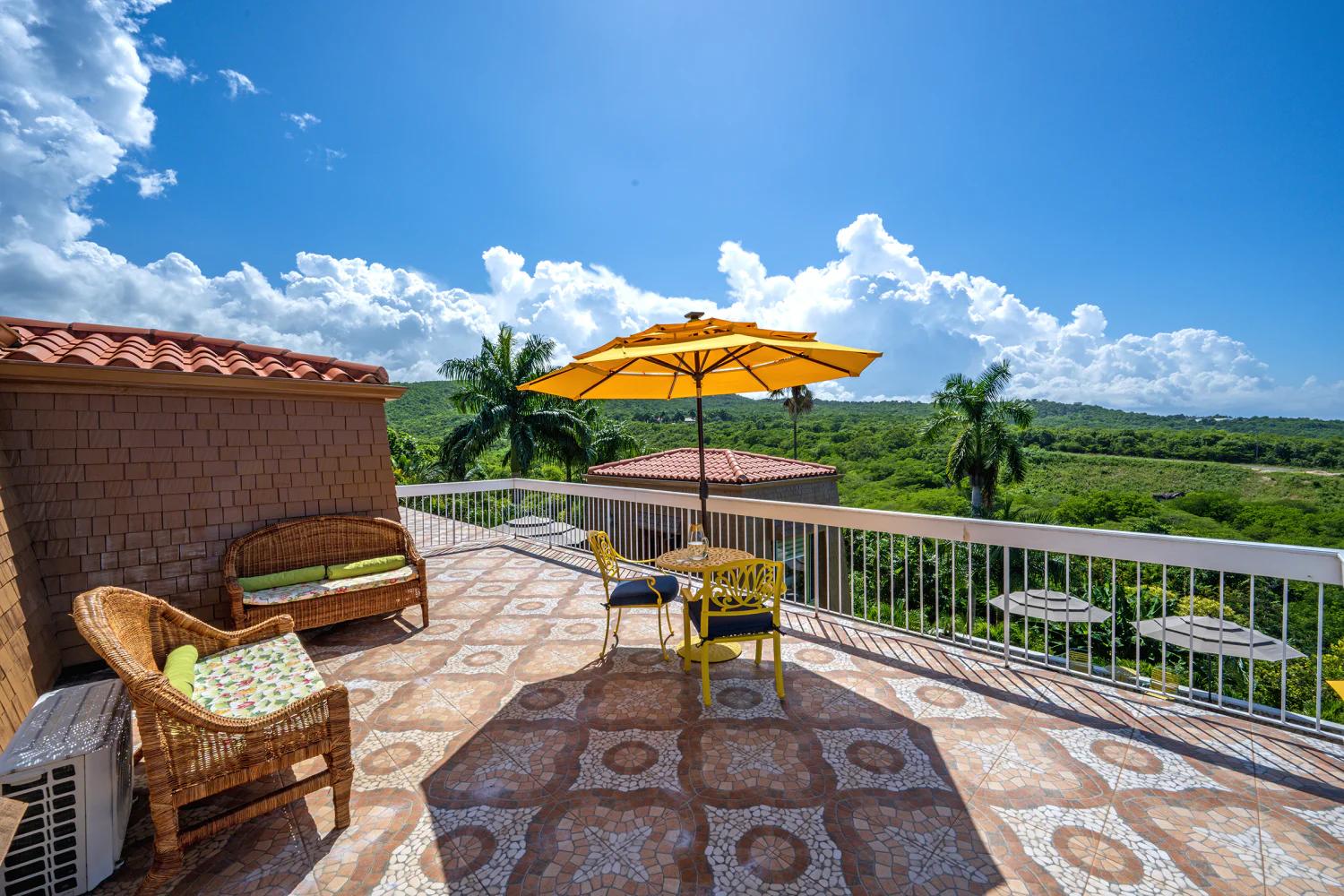 Villa Della Palmeras Ironshore Montego Bay Jamaica Upper Balcony