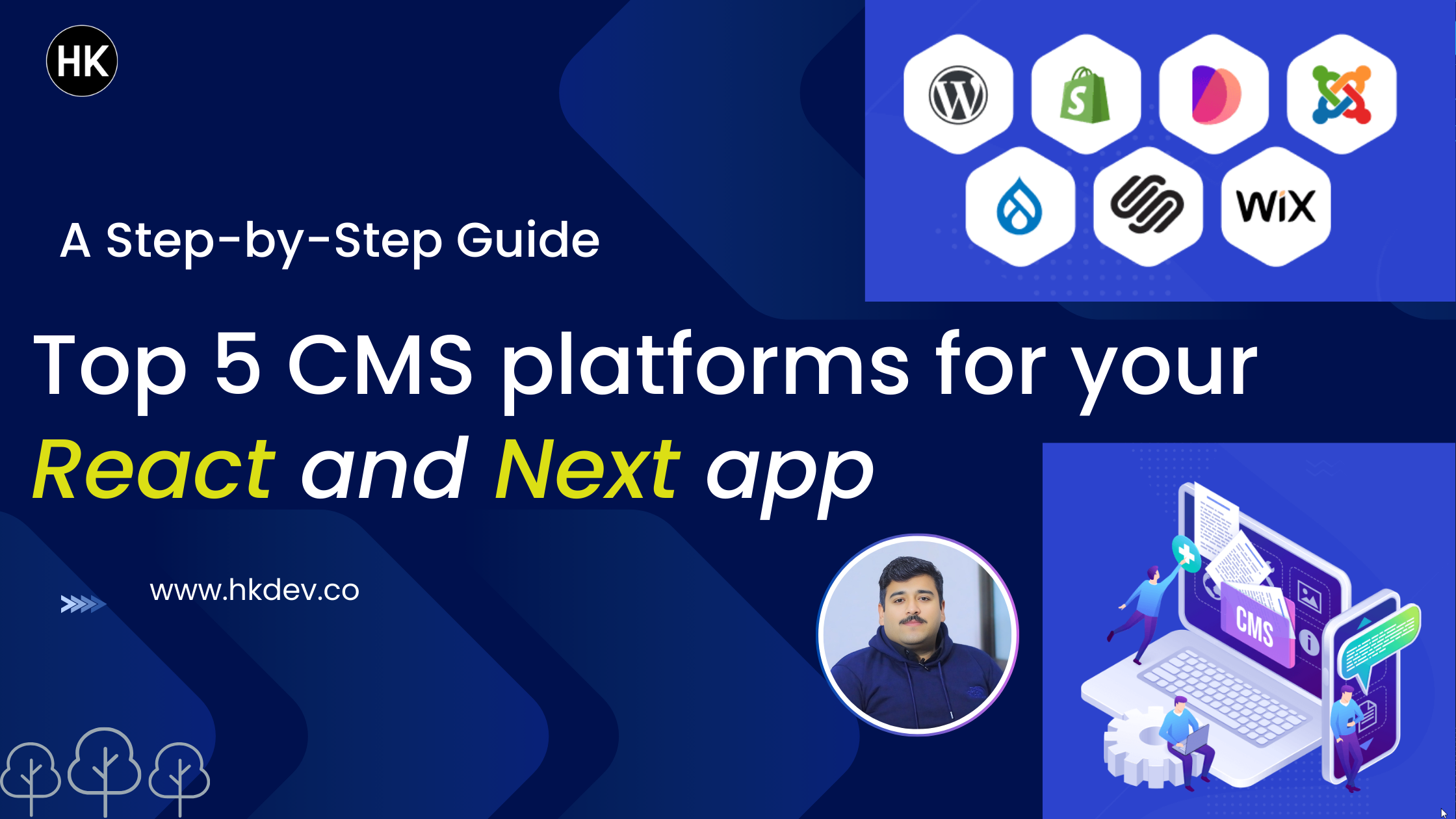 Top 5 CMS Platforms in 2025: Which One Fits Your Business Needs For Next and React js