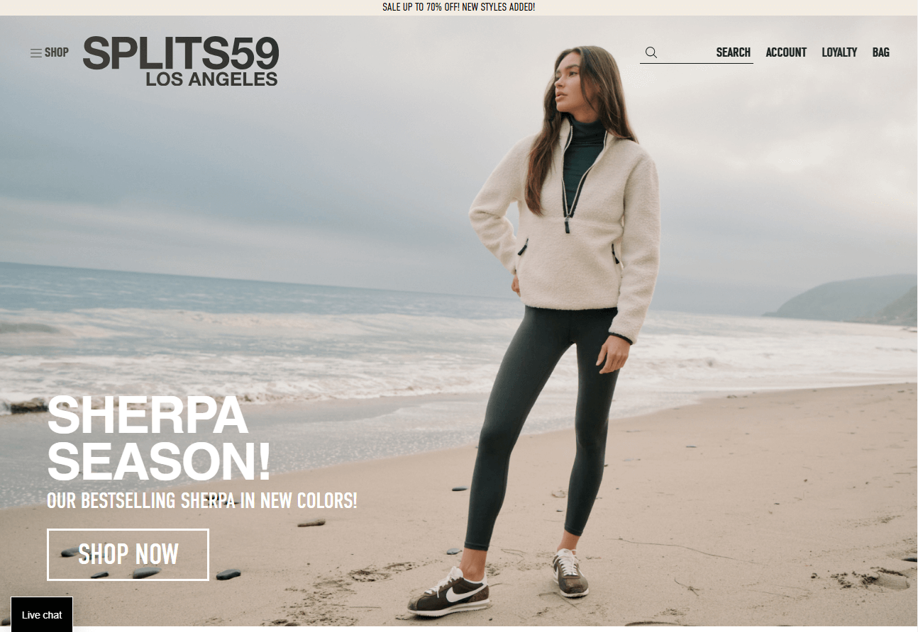 Splits59 E-commerce Store