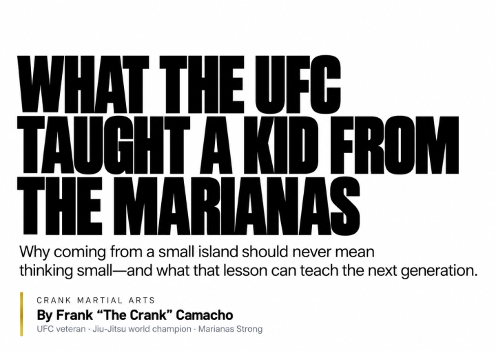 What the UFC Taught a Kid From the Marianas
