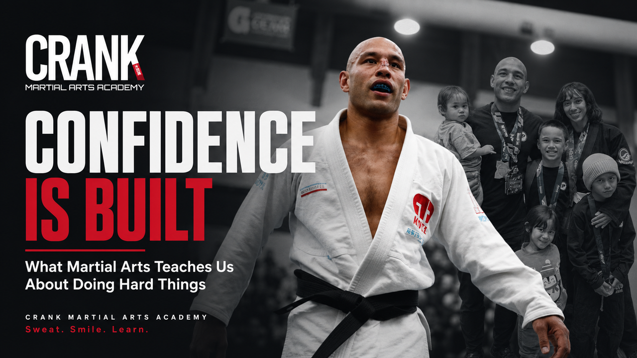 Confidence is built. What Martial Arts Teaches us about doing hard things