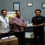 Peduli Keselamatan Jurnalis, PT Maesindo Indonesia Sumbang Masker