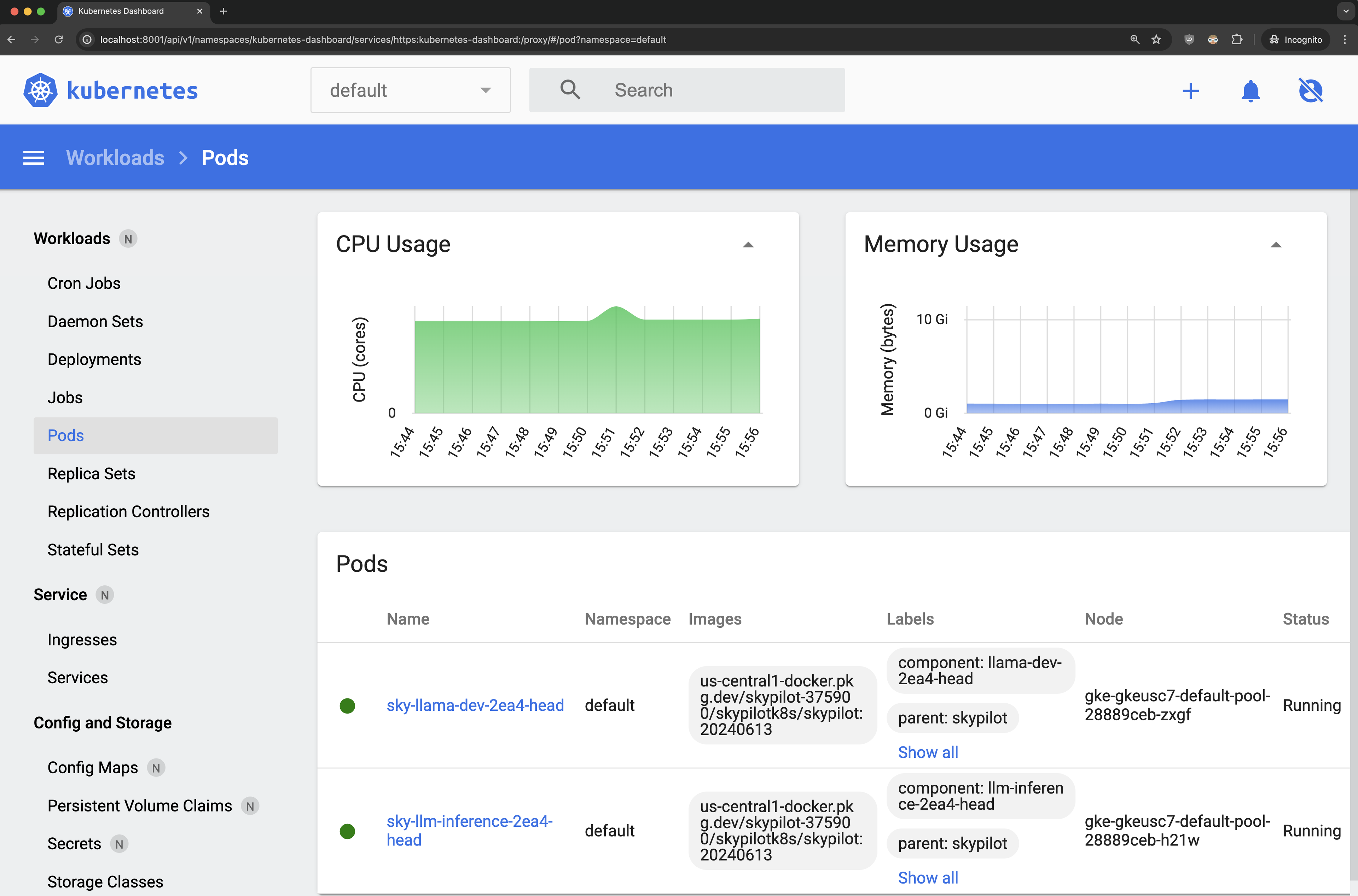 Kubernetes Dashboard