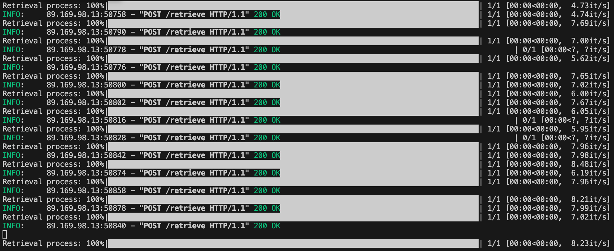 retrieval node