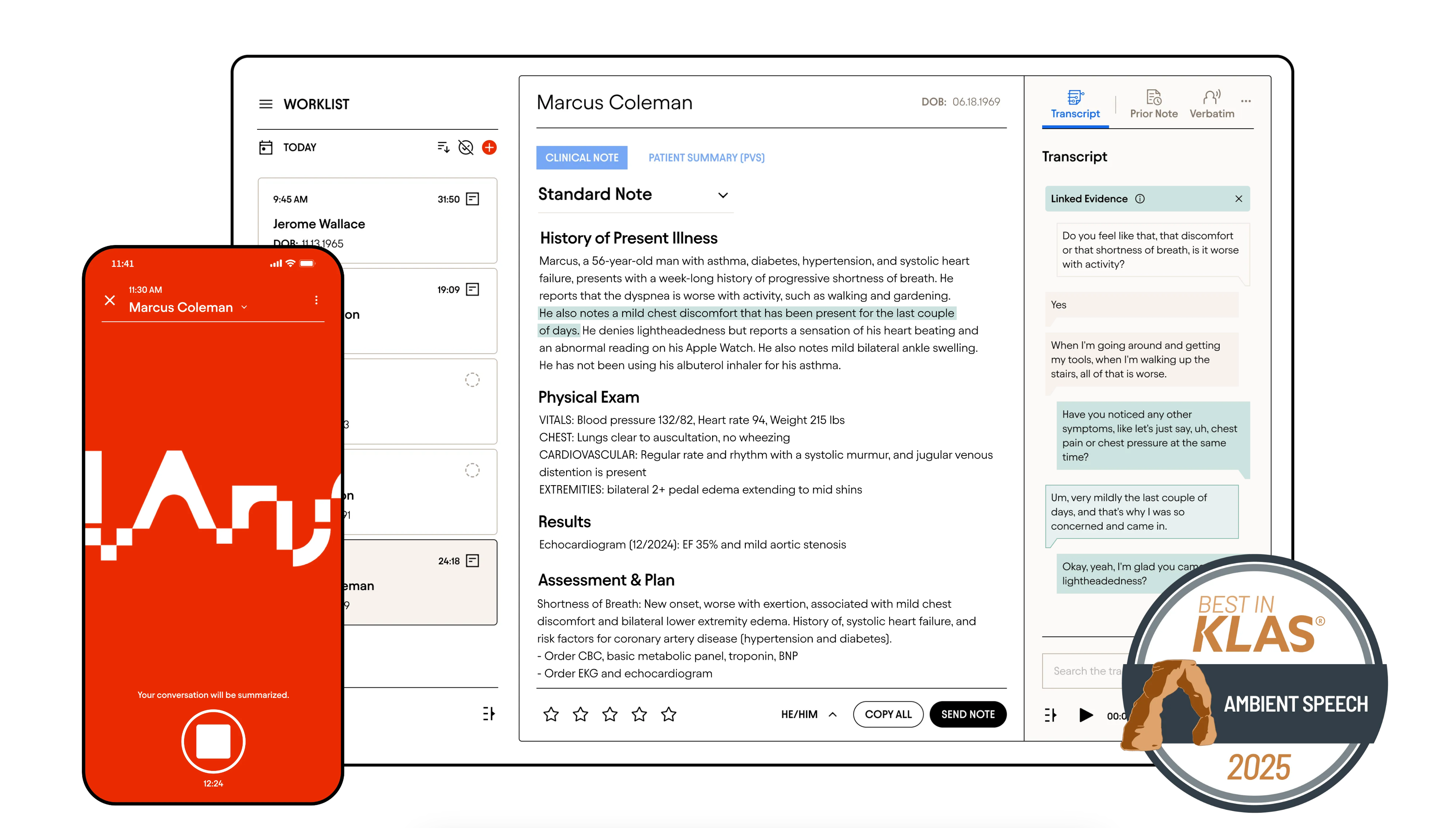 Abridge's GenAI platform for Clinical Conversations transforms patient conversations into structured clinical documentation