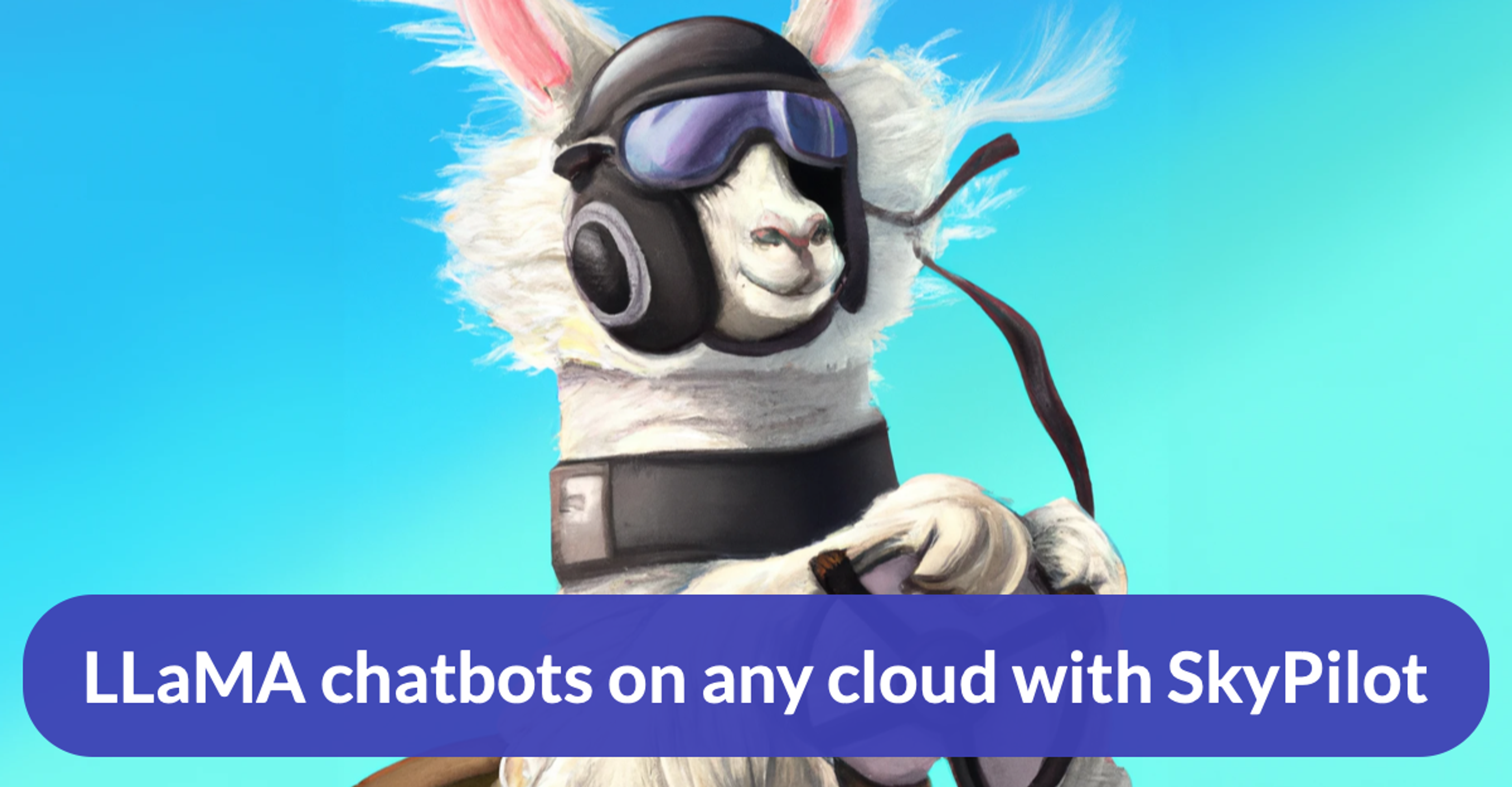 Run LLaMA LLM chatbots on any cloud with one click