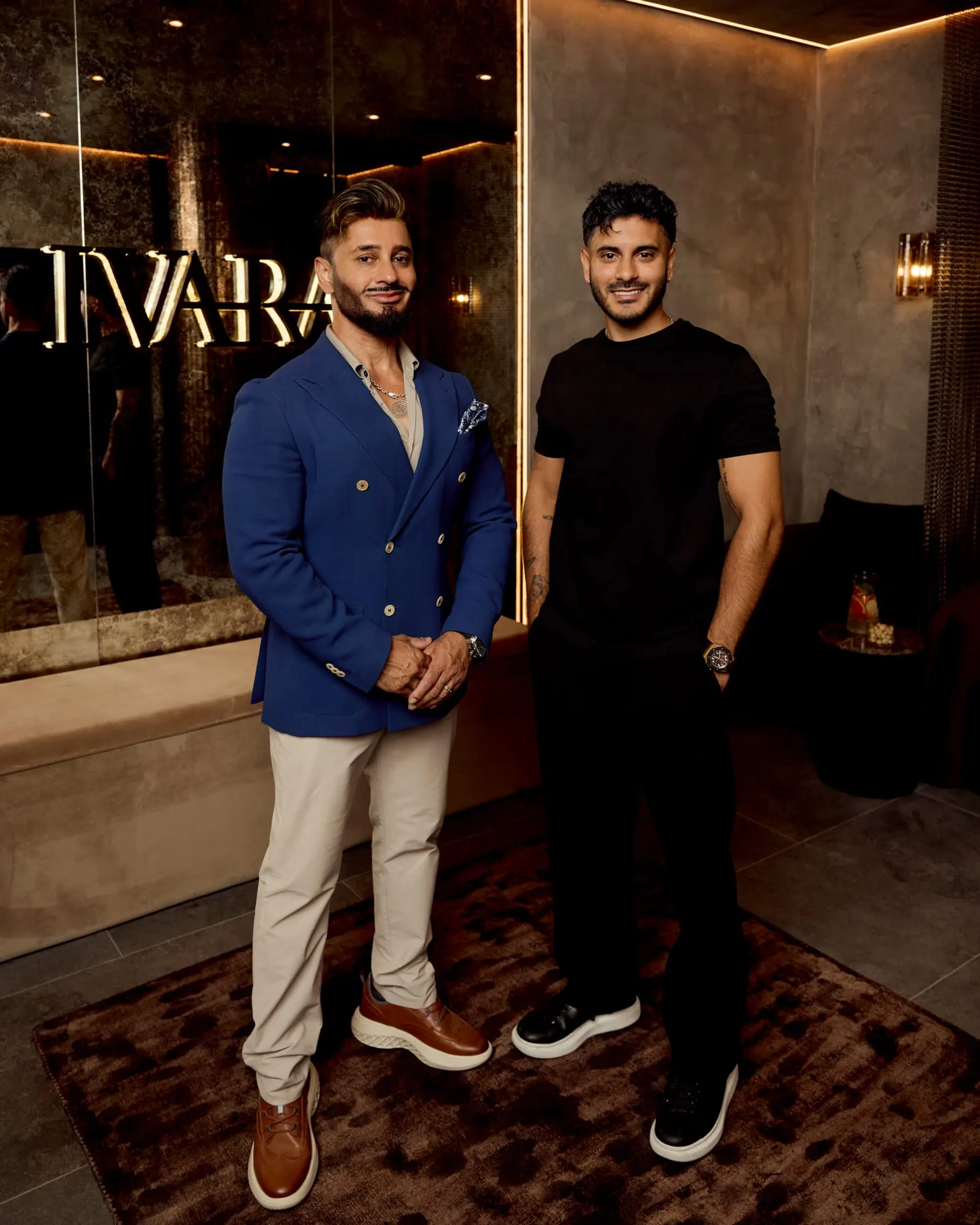 Parris Khanna and Professor Bob Khanna, founders of IVARA