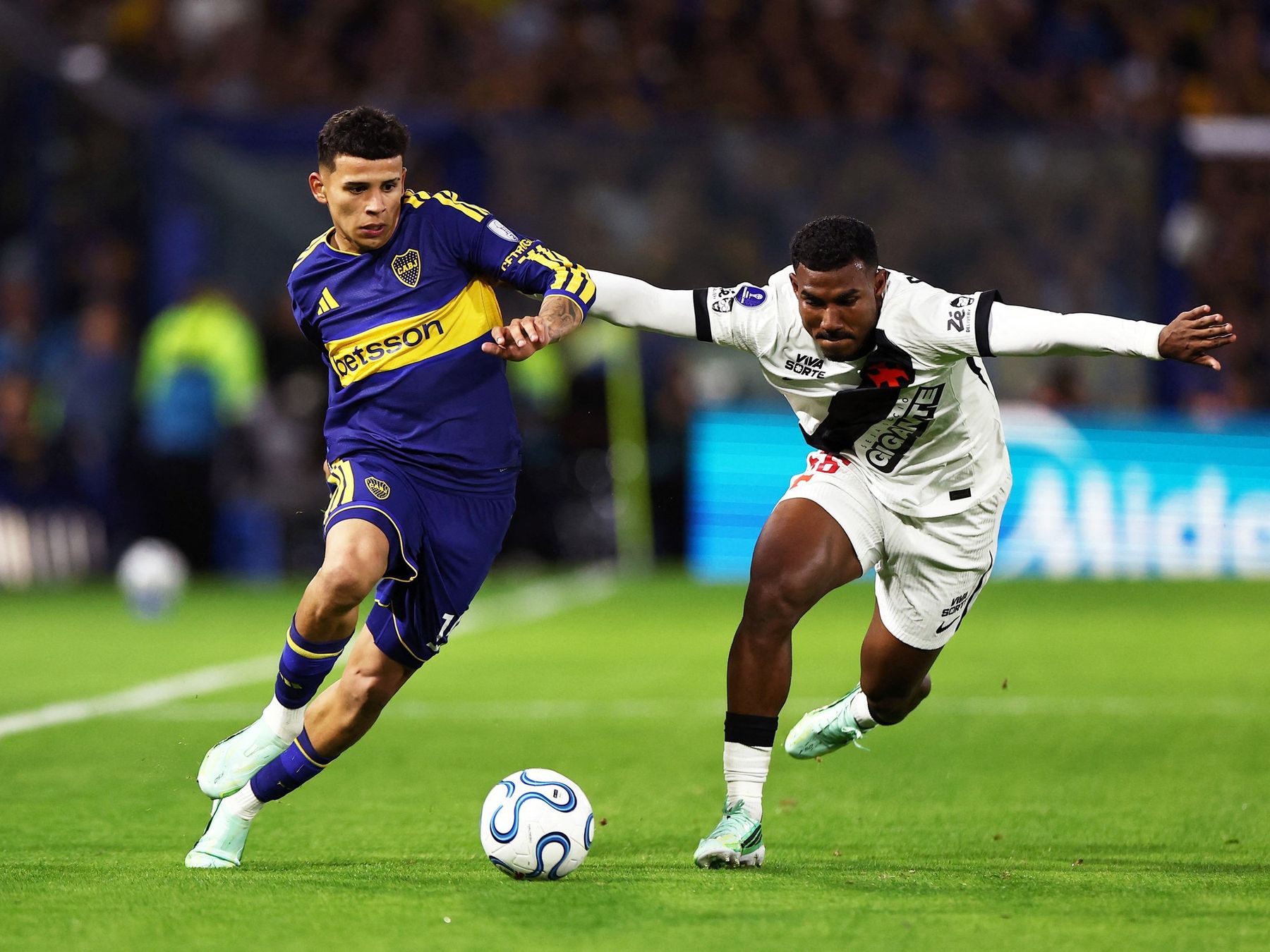 Boca cayó 1-0 ante Vasco en la ida de semifinales de la Sudamericana