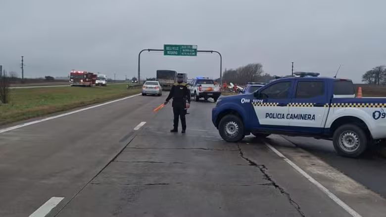 Accidente ruta Córdoba - Rosario