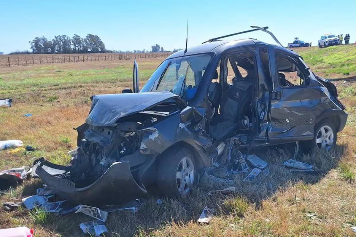 Accidente ruta Córdoba - Rosario