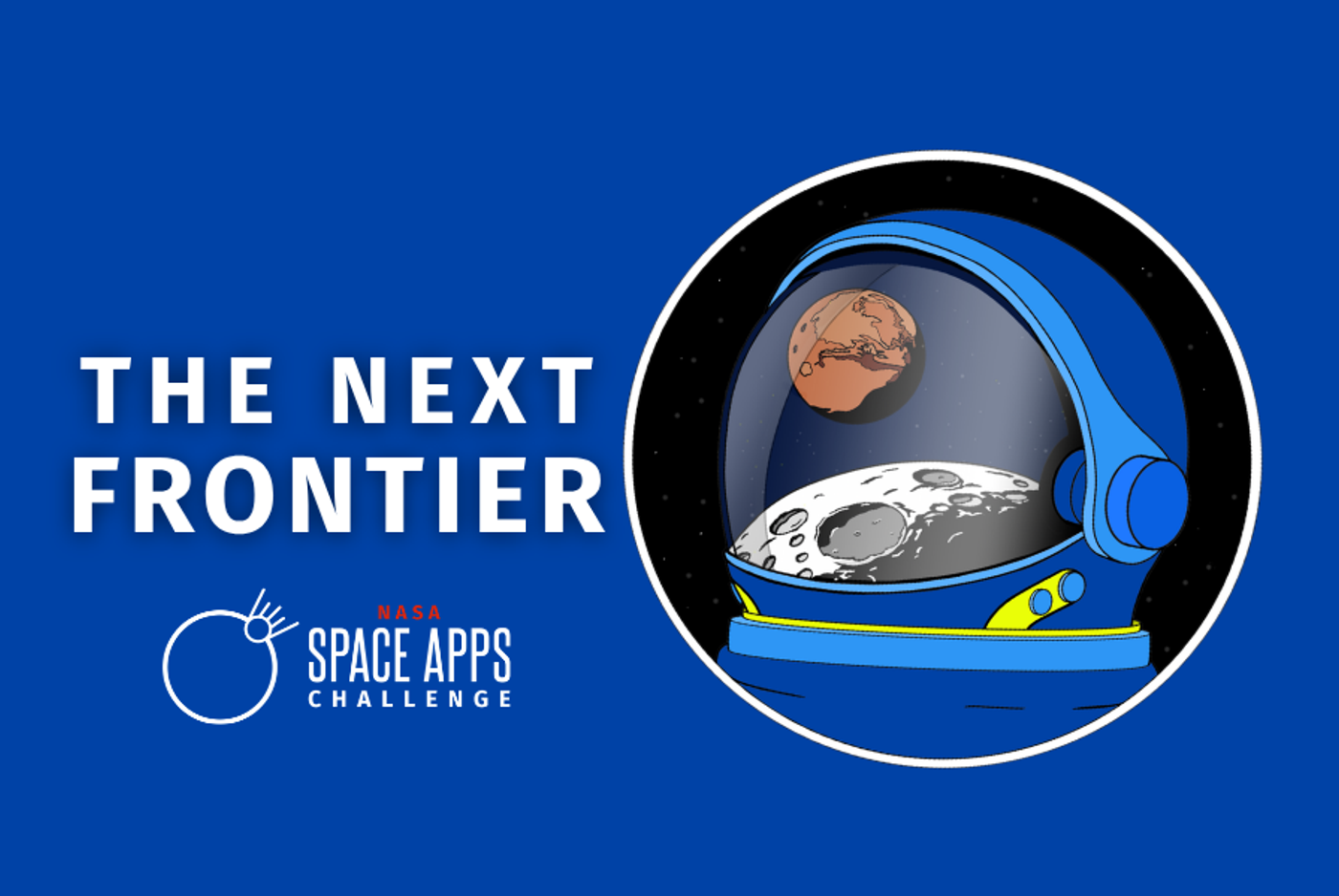 Gráfica oficial The Next Frontier del NASA Space Apps Challenge 2026