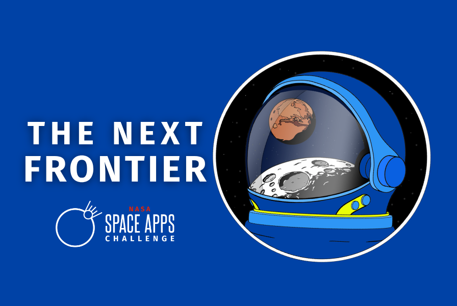 Gráfica oficial The Next Frontier del NASA Space Apps Challenge 2026