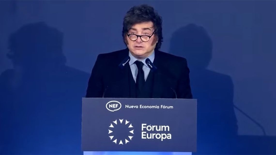 Milei calificó a Sánchez de "impresentable dictador" y pidió votar a la derecha en España