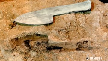 Neandertales fabricaban madera hace 62.000 años en Abric Romaní