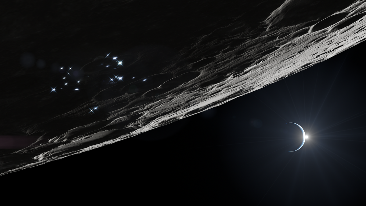 Microbios terrestres pueden sobrevivir en regiones de la Luna