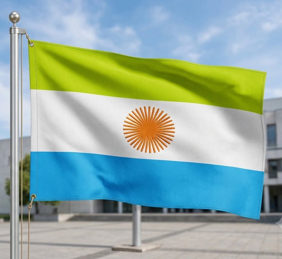 Santa Rosa de Calamuchita ya tiene su bandera oficial