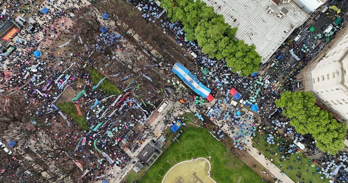 Quinta Marcha Federal Universitaria: incidentes en el Congreso y críticas al Gobierno