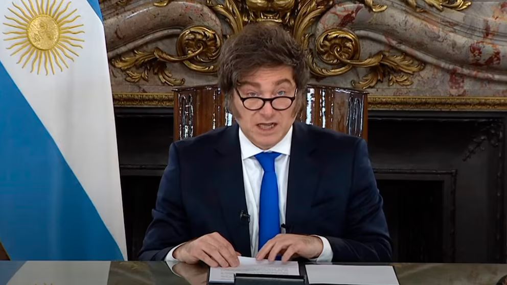 Milei Cadena nacional