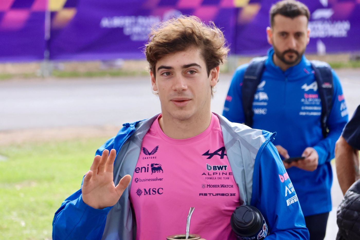 Franco Colapinto en el Melbourne Walk previo al Gran Premio de Australia 2026