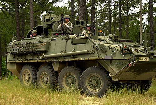 Vehículo blindado Stryker del Ejército de Estados Unidos