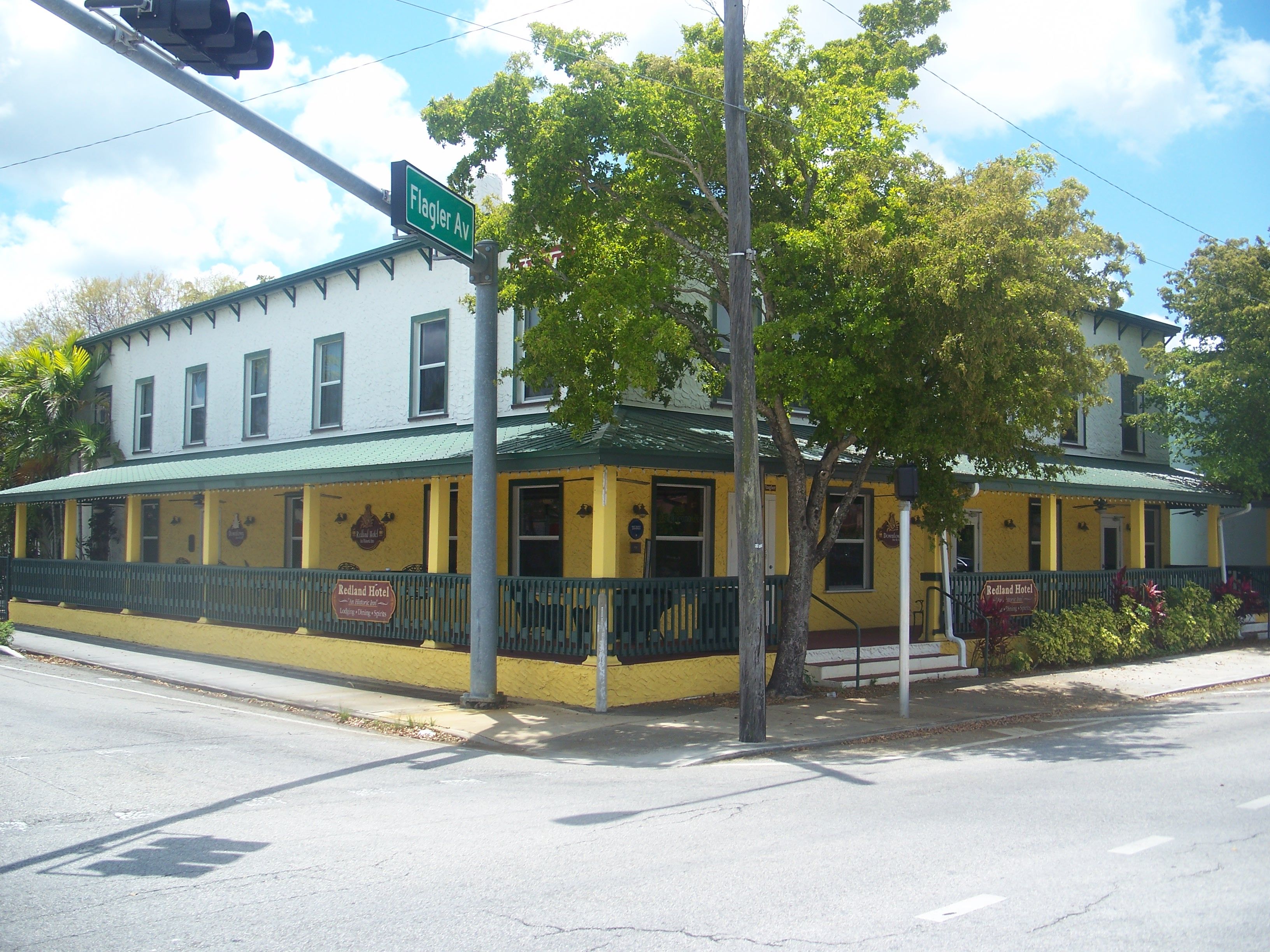 The historic Redland Hotel in Downtown Homestead photographed in April 2011.