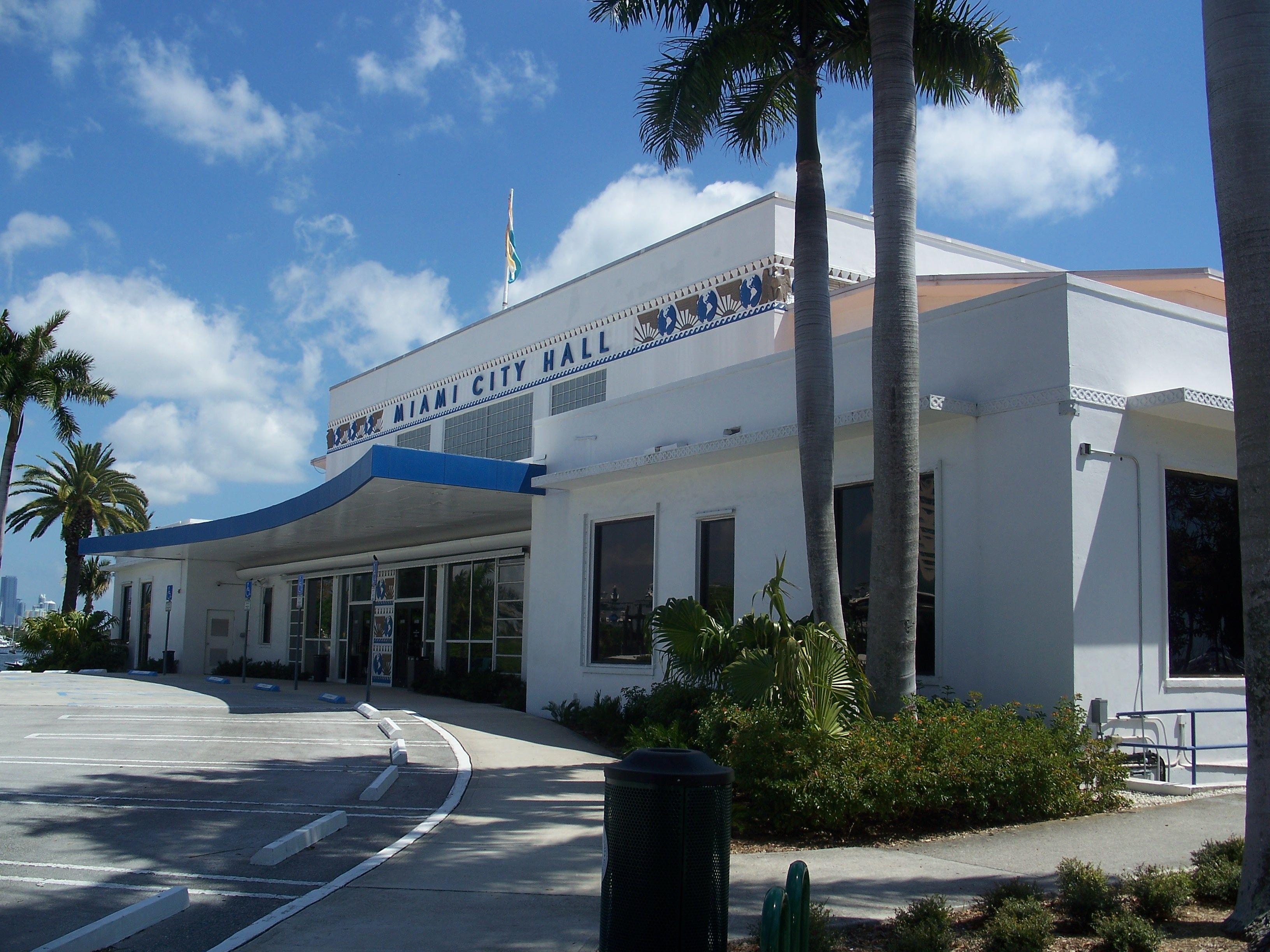 City of Miami City Hall at Dinner Key photographed in March 2011.