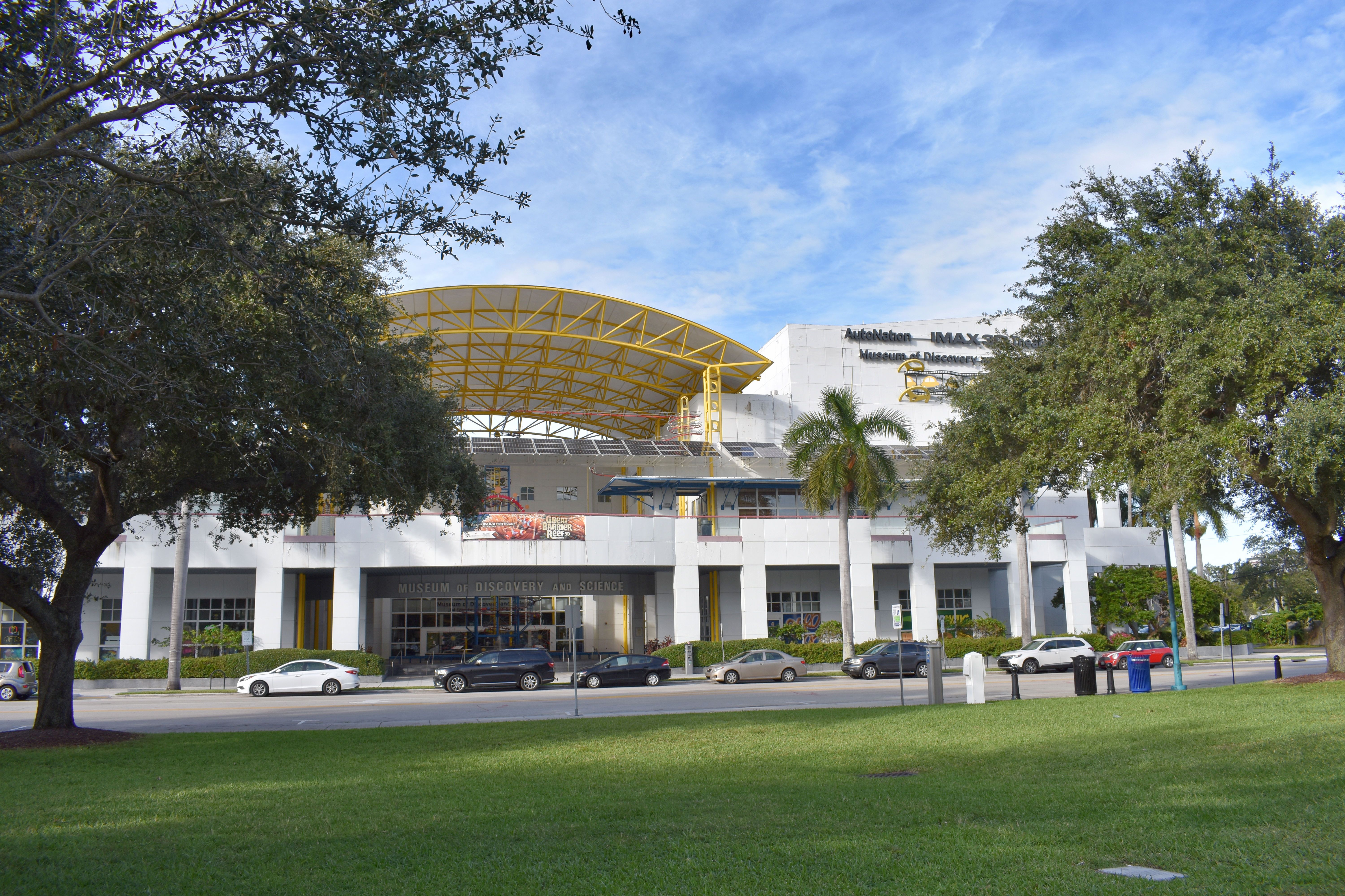 Museum of Discovery and Science in downtown Fort Lauderdale photographed in 2018.