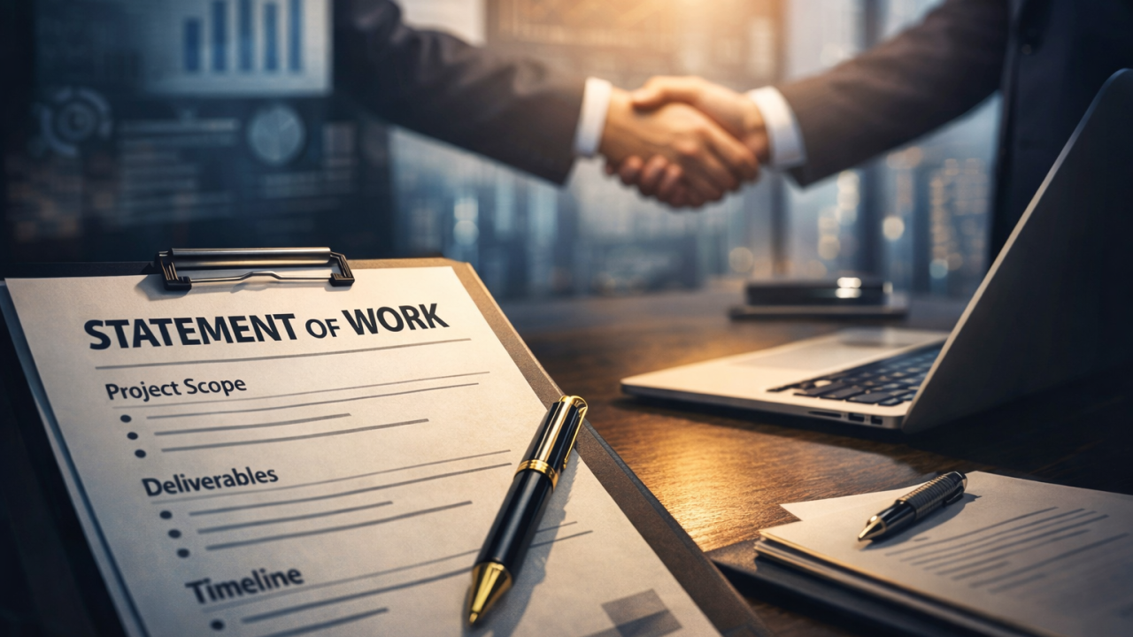 A well-drafted Statement of Work is the quiet backbone of every successful project.