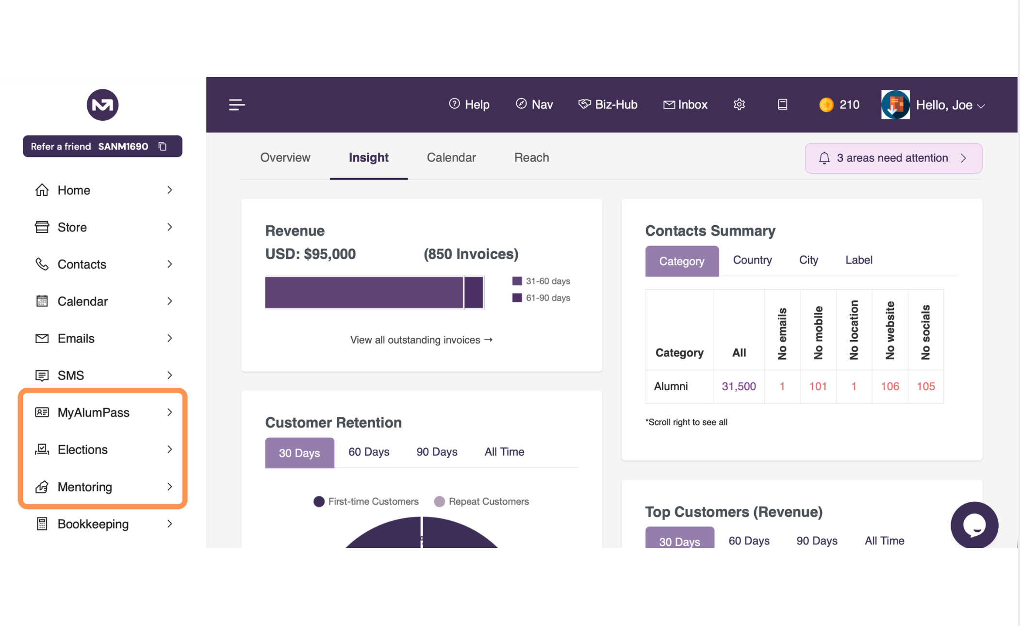 Manage your global alumni community with ease.