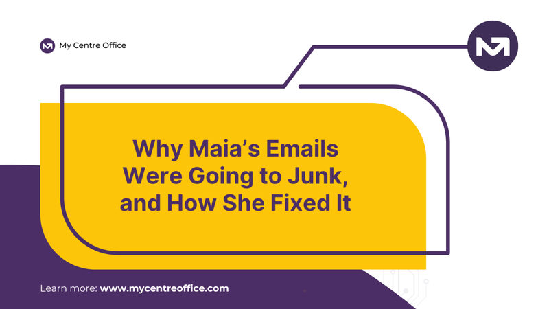 Why Maia's Emails Were Going to Junk and How She Fixed It!