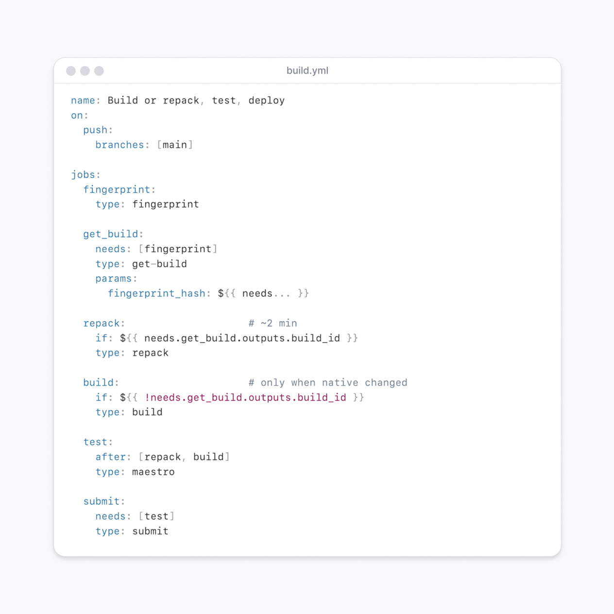 Step 2: Full pipeline in Expo Workflows