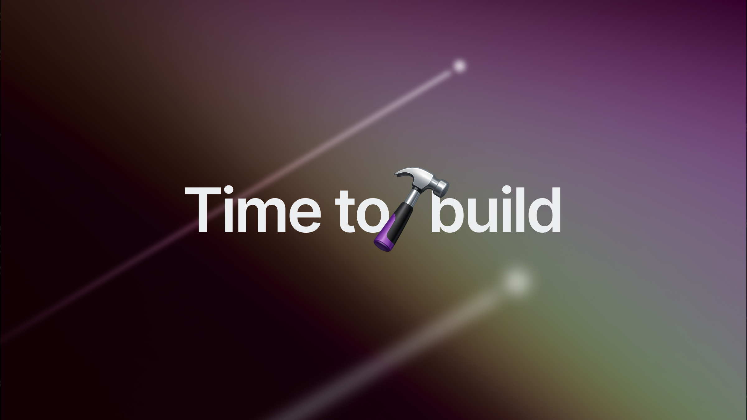 A hell of a time to be a builder